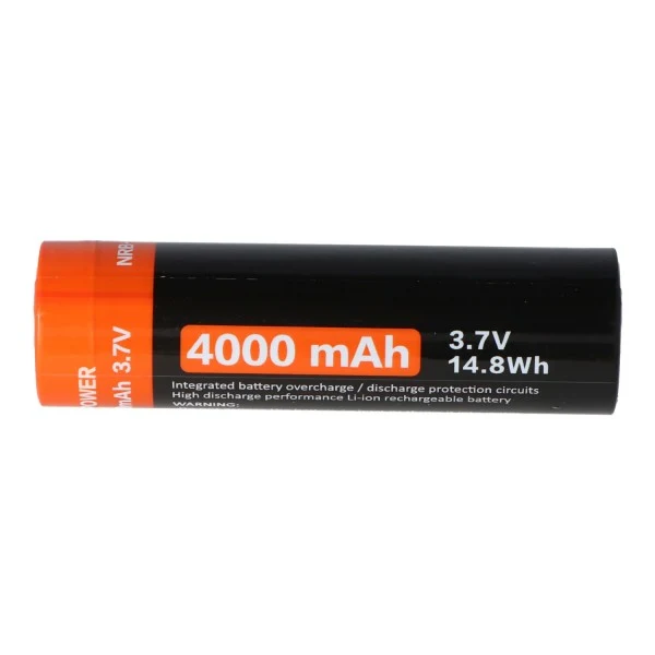 AccuCell 4000mAh Li-Ion 21700er Li-Ion-Akku 21700 mit 3,7 Volt 4000mAh 14,8Wh, 21,3x76,3mm mit USB-C Ladeanschluss zum Nachladen