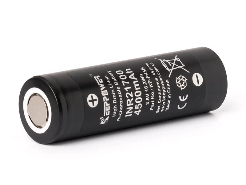 Keeppower / Molicel INR21700-P45B, 4500mAh 45A 3,6-3,7V Li-Ionen-Akku