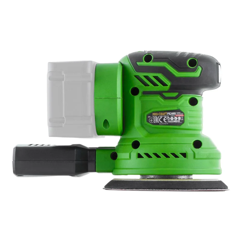 Procraft PX20BLbb Akku Exzenterschleifer 20 V 125 mm Brushless Solo - ohne Akku, ohne Ladegerät