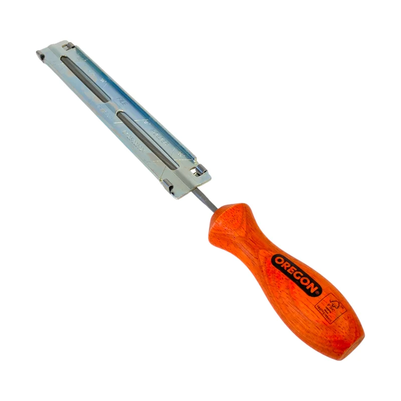 Oregon Q18228C Feilenhalter mit Rundfeile 3/16" 4,8 mm