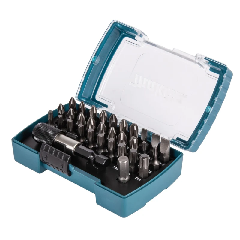 Makita D-74762 Bit Set 25 mm 32 teilig Phillips / Pozidriv / Torx / Schlitz