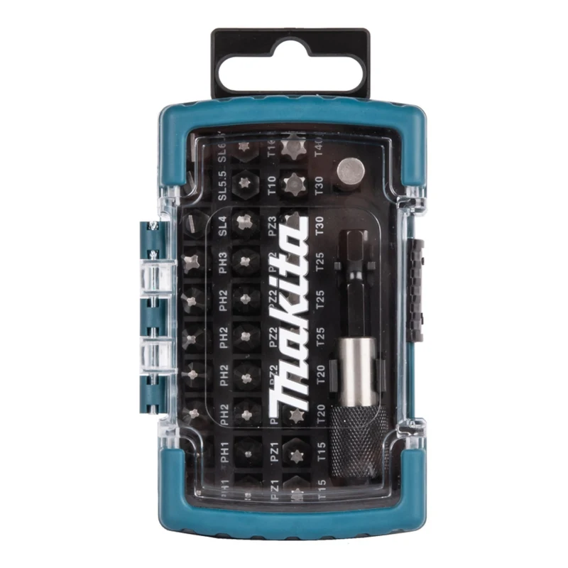 Makita D-74762 Bit Set 25 mm 32 teilig Phillips / Pozidriv / Torx / Schlitz