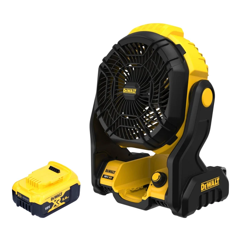 DeWalt DCE 512 N Akku Ventilator 18 V + 1x Akku 5,0 Ah - ohne Ladegerät