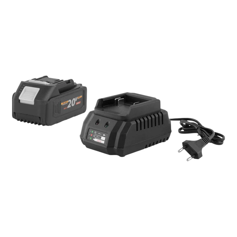 Procraft PGA22-1B-C Akku Winkelschleifer 20 V 125 mm Brushless + 1x Akku 4,0 Ah + Ladegerät + Koffer