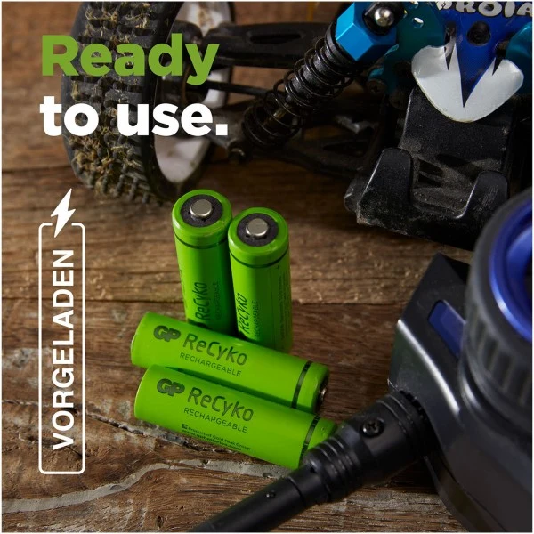 AAA Akku GP NiMH 650 mAh ReCyko DECT 1,2V 4 Stück