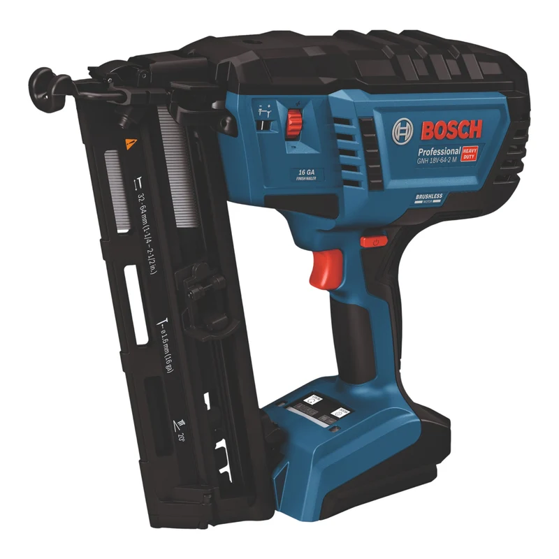 Bosch GNH 18V-64-2 M Professional Akku Holznagler 18 V 1,6 x 32 - 64 mm + 2x Akku 5,0 Ah + Ladegerät