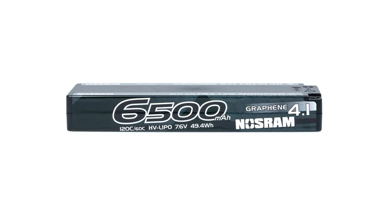 NOSRAM HV Ultra LCG Modified Graphene-4.1 6500 mAh Hardcase – 7,6 V LiPo – 120 °C/60 °C