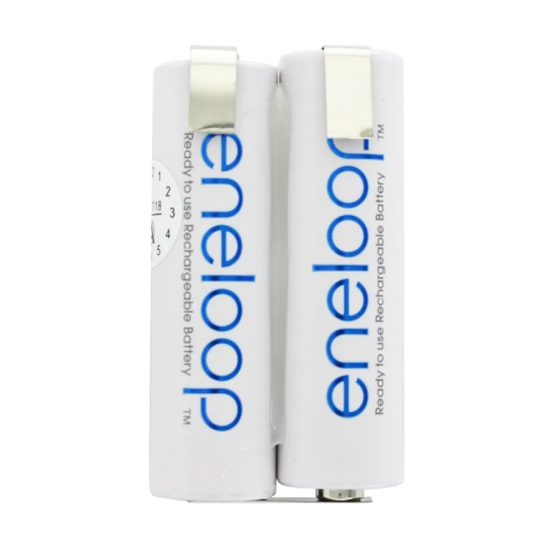 Panasonic eneloop Standard 2,4 Volt NiMH AkkuPack AA Mignon mit Lötfahnen, 2,4 Volt 2000mAh