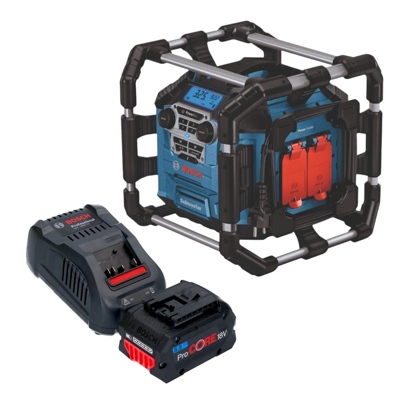 Bosch GPB 18V-5 C Professional Akku Radio 18 V Bluetooth + 1x ProCORE Akku 5,5 Ah + Ladegerät