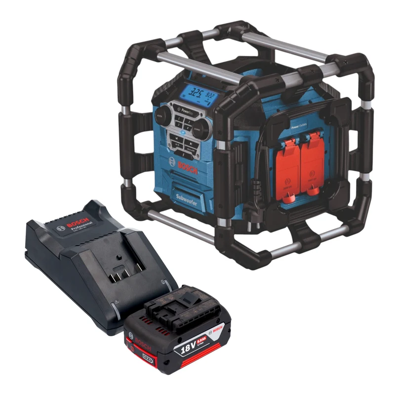 Bosch GPB 18V-5 C Professional Akku Radio 18 V Bluetooth + 1x Akku 5,0 Ah + Ladegerät