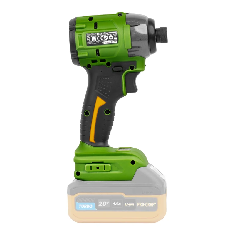 Procraft PS22bb Akku Schlagschrauber 20 V 230 Nm 1/2" Brushless + 1x Akku 2,0 Ah + Ladegerät