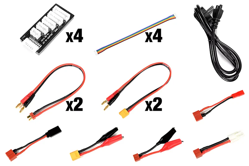 RC Plus – Cube 100 Quad-Ladegerät – AC-DC – 4 x 100 W – 4 x 6S Lixx – 15 Nixx – 20 V PB