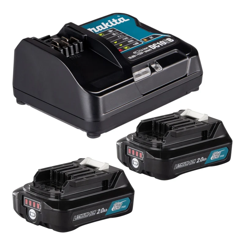 Makita ML 107 DSA Akku Lampe 12 V max. 200 lm LED + 2x Akku 2,0 Ah + Ladegerät