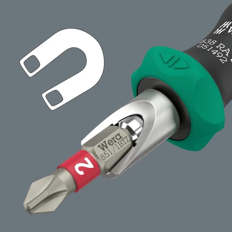 Ratschenschraubendreher-Set Kraftform Kompakt 838 RA S / 14-teilig