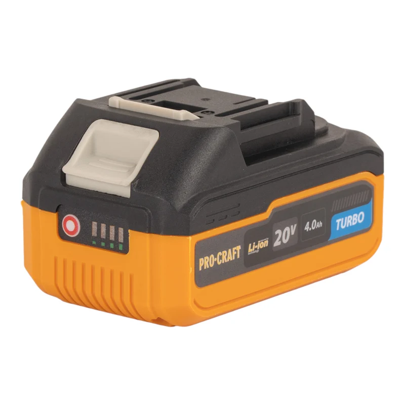 Procraft Starter Pack C20/6.5 Schnell Ladegerät 20 V 6,5 A + 1x 20/4 Turbo Akku 4,0 Ah