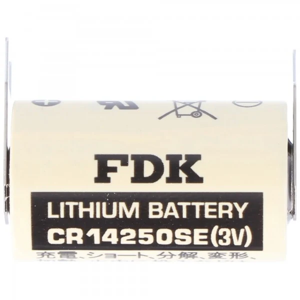 Sanyo CR14250 SE 1/2AA IEC CR14250 3V 850mAh 3er Print Lithium Batterie