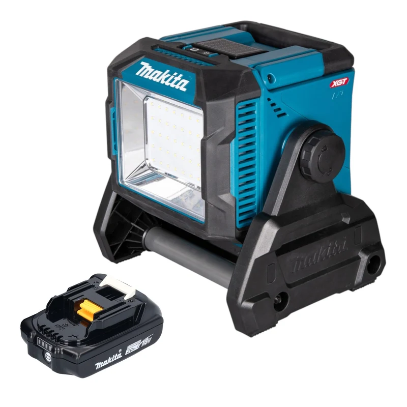 Makita ML 005 G A1 Akku Baustellenleuchte 18 / 40 V max. 3.600 lm + 1x Akku 2,0 Ah - ohne Ladegerät