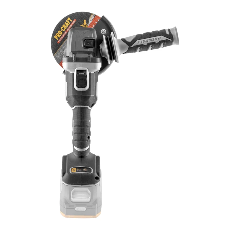 Procraft Industrial AG125B-CD Akku Winkelschleifer 20 V 125 mm Brushless + 1x Akku 4,0 Ah + Ladegerät + Koffer