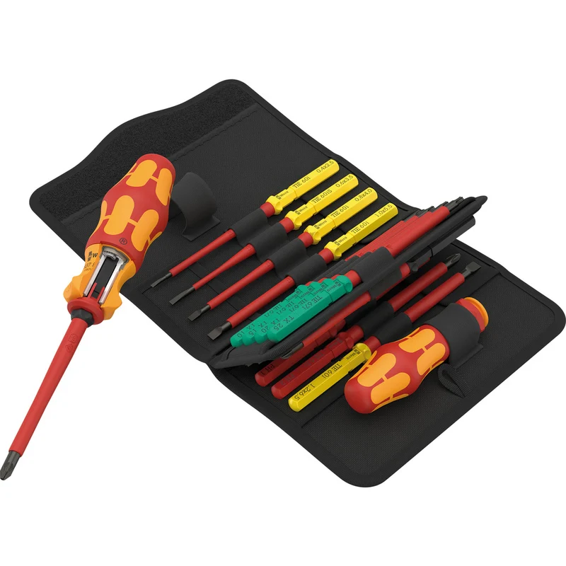 Ratschenschraubendreher-Set Kraftform Kompakt VDE 17 RA 1 / 17-teilig