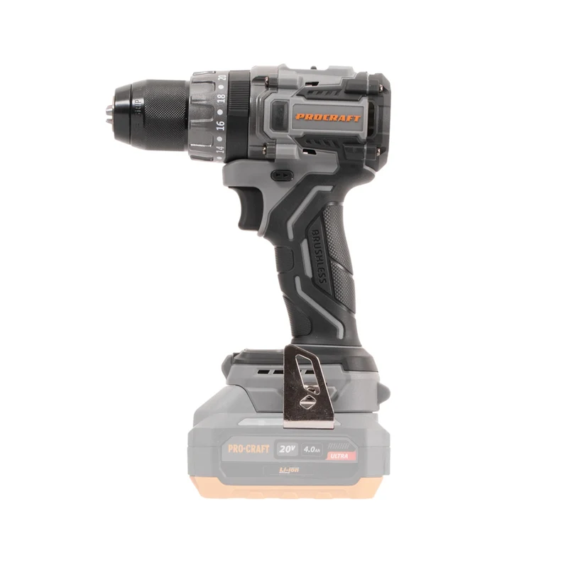 Procraft Industrial CD20Abb Akku Schlagbohrschrauber 20 V 85 Nm + 2x Akku 2,0 Ah + Ladegerät