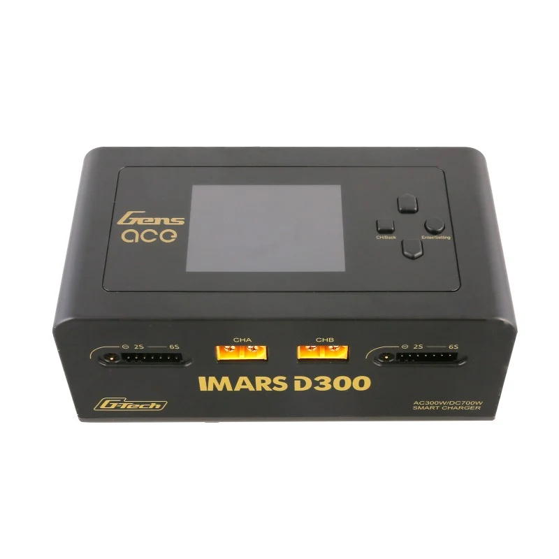 Gens Ace IMARS D300 G-Tech Channel AC/DC 300W/700W RC-Akkuladegerät - UK Weiß