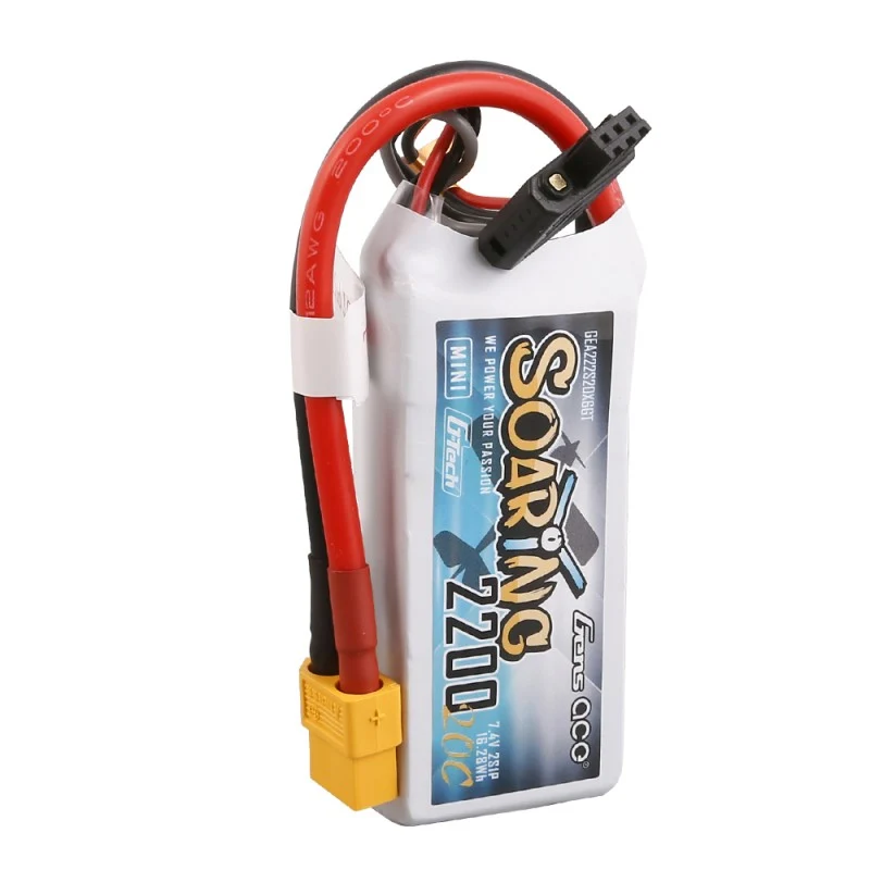 Gens Ace G-Tech Soaring Mini 2200mAh 7,4V 20C 2S1P Lipo Akkupack XT60