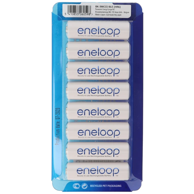 Eneloop 1,2V 2000mAh Ni-Mh Mignon AA HR-3UTGA 8er Pack inkl. Akkubox