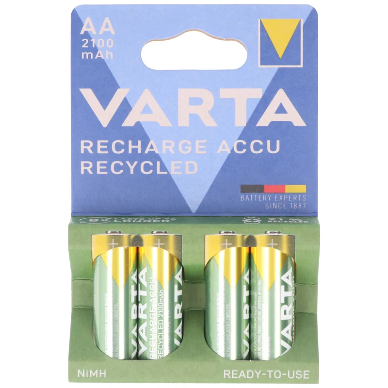 Varta Akku NiMH Mignon AA HR06 1,2V 2100mAh 4er-Pack
