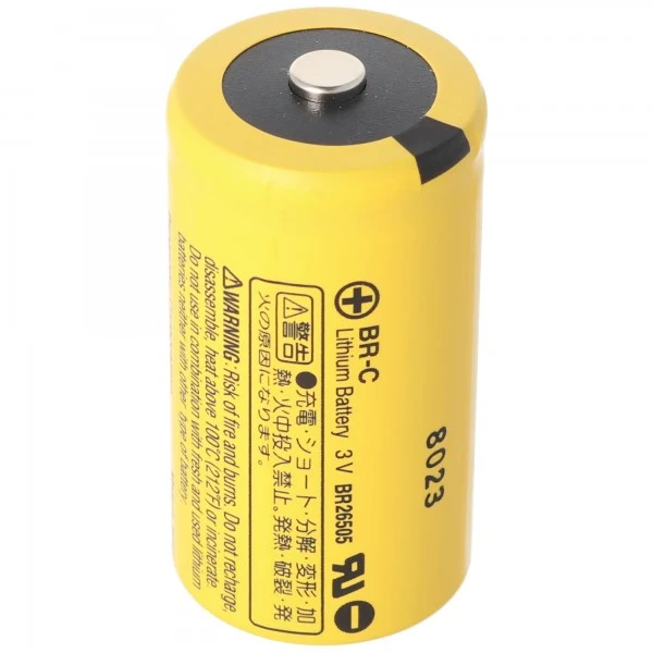 Panasonic BR-C Panasonic Lithium Batterie Baby ohne Lötfahne, 3,0 Volt BR26500