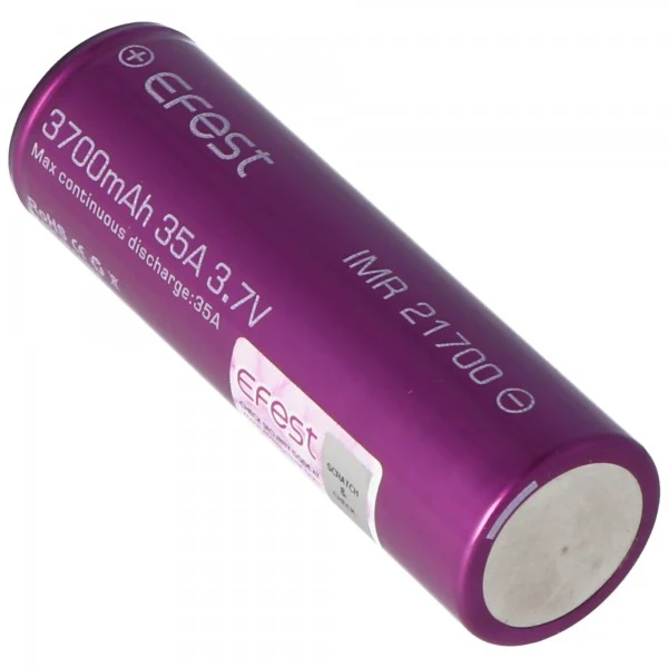 Efest IMR21700 3,7V 3700mAh (Flat Top) Li-Ion Akku