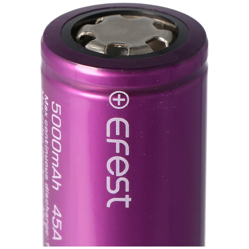 Efest Purple IMR26650 3,7V 5000mAh ungeschützt Li-Ion Akku