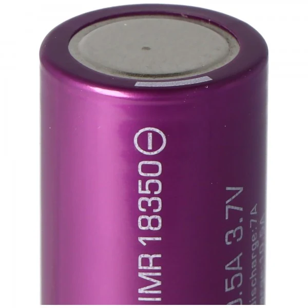 Efest Purple IMR18350 3,7V 700mAh (Pluspol erhöht) Li-Ion Akku