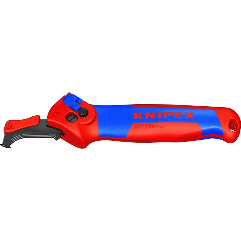 Knipex Abmantelungsmesser mit Gleitschuh & Ratschenfunktion