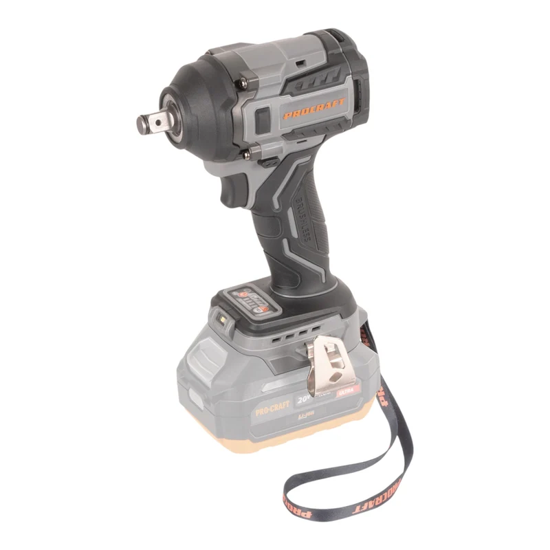 Procraft Industrial IW550Abb Akku Schlagschrauber 20 V 550 Nm 1/2" Solo - ohne Akku, ohne Ladegerät