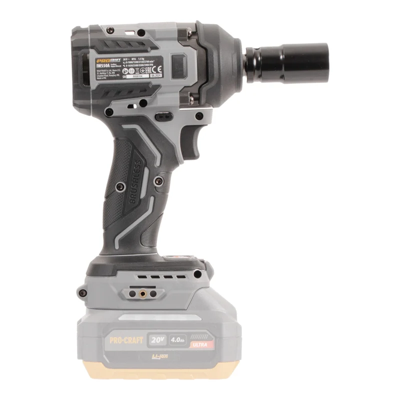Procraft Industrial IW550Abb Akku Schlagschrauber 20 V 550 Nm 1/2" Solo - ohne Akku, ohne Ladegerät