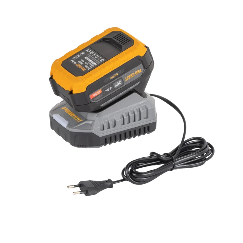 Procraft Industrial CD20B-1b Akku Schlagbohrschrauber 20 V 150 Nm Brushless + 1x Akku 4,0 Ah + Ladegerät + Koffer