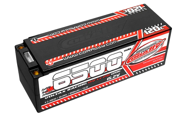 Team Corally C-49630 Voltax 120C Lipo Hv Battery 6500 Mah 15.2V Stick 4S 5Mm Bullit