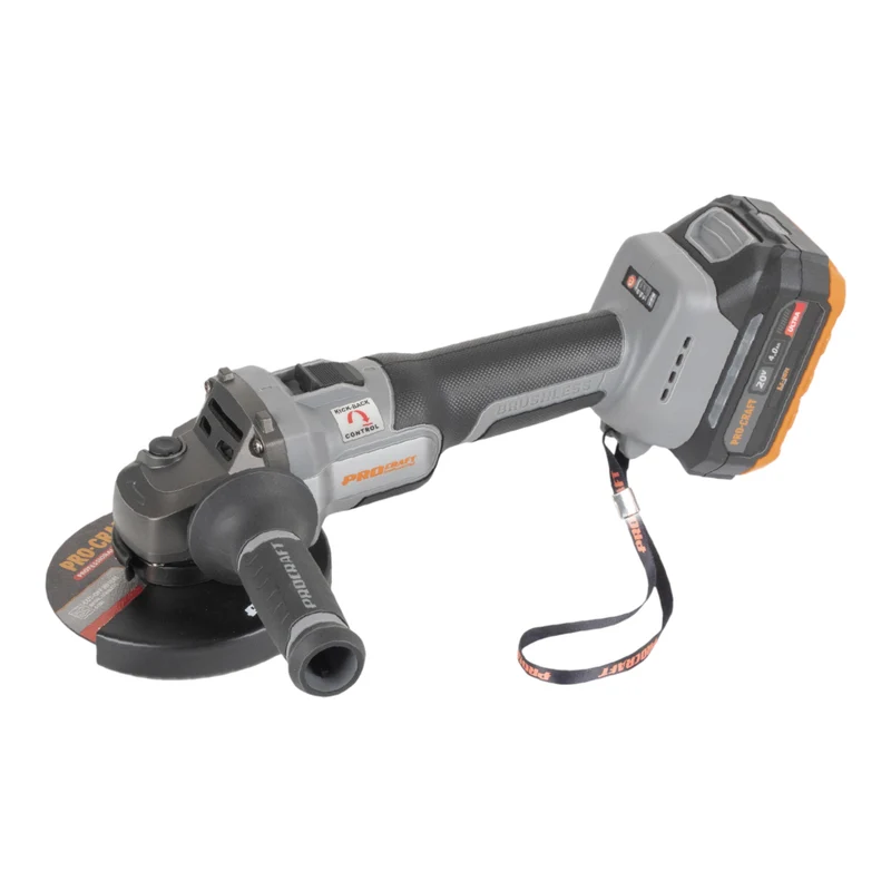 Procraft Industrial AG125Abb Akku Winkelschleifer 20 V 125 mm Brushless Solo - ohne Akku, ohne Ladegerät