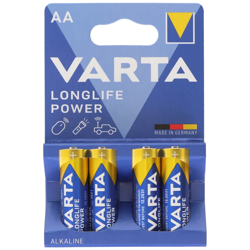 Varta Longlife Power 4906 Mignon AA LR6 Batterien 20x 4er Blister