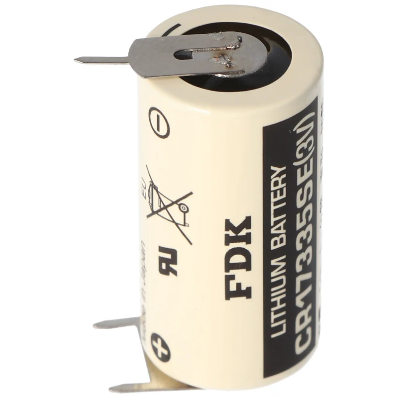Sanyo CR17335 3V 1800mAh SE Size 2/3A 3er Print Lötfahnen Lithium Batterie