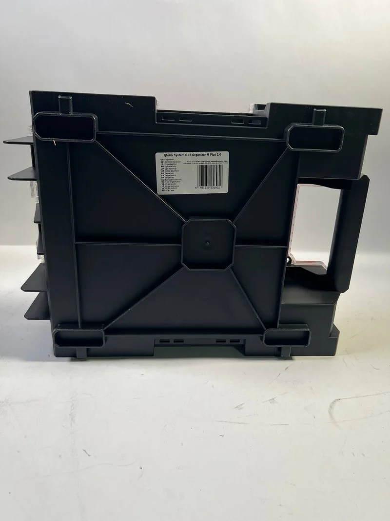Qbrick System ONE Organizer M Plus stapelbar 364 x 264 x 106 mm 4 l IP66 mit 5 Inlays - Unvollständig