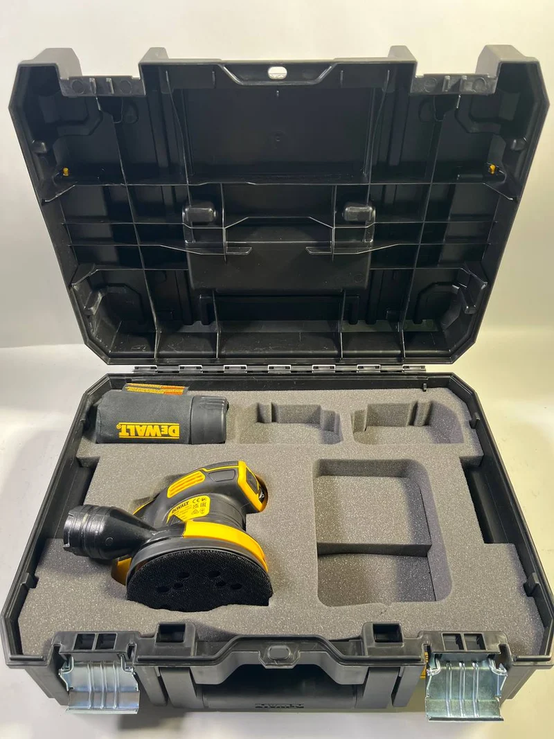 DeWalt DCW 210 NT Akku Exzenterschleifer 18V 125mm Brushless Solo + TSTAK - Leicht Gebraucht