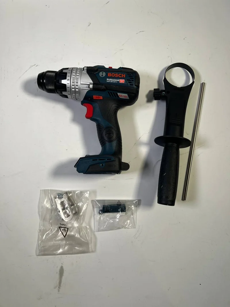 Bosch GSR 18V-110 C Professional Akku Bohrschrauber 18 V 110 Nm Brushless Solo ( 06019G0108 ) - Leicht Gebraucht