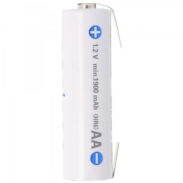 Panasonic eneloop Standard BK-3MCC Mignon AA mit Lötfahne in U-Form