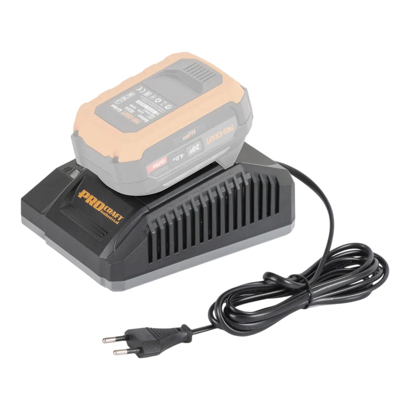 Procraft C20/4 Ladegerät 20 V 4 A Ladestrom für Li-Ion Akkus