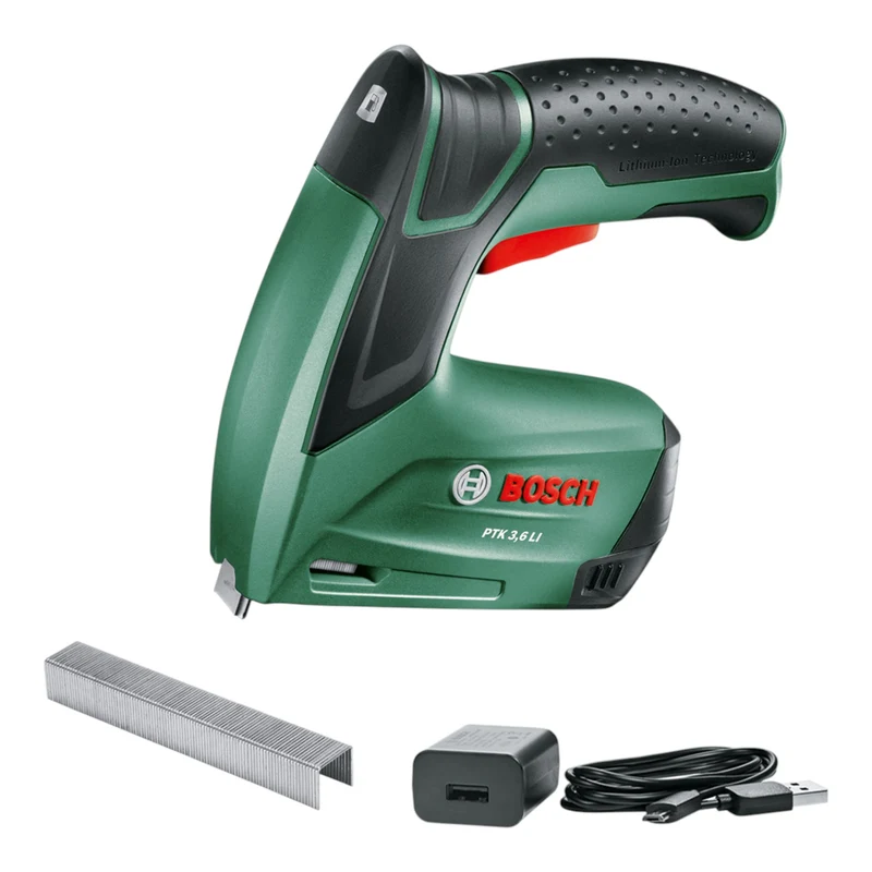Bosch PTK 3,6 V Li Akku Tacker 3,6 V 4 - 10 mm + Ladegerät ( 0603968200 )