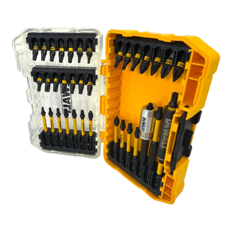 DeWalt DT70732T-QZ Bit Set 37 teilig in Tough Case Box Extreme Impact Bit Pozidriv / Phillips / Torx / Bithalter