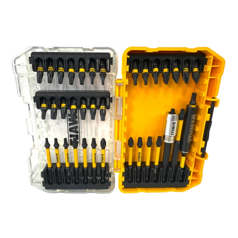 DeWalt DT70732T-QZ Bit Set 37 teilig in Tough Case Box Extreme Impact Bit Pozidriv / Phillips / Torx / Bithalter