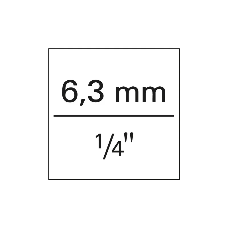 Sechskant-Steckschlüssel-Einsatz 1/4", lang