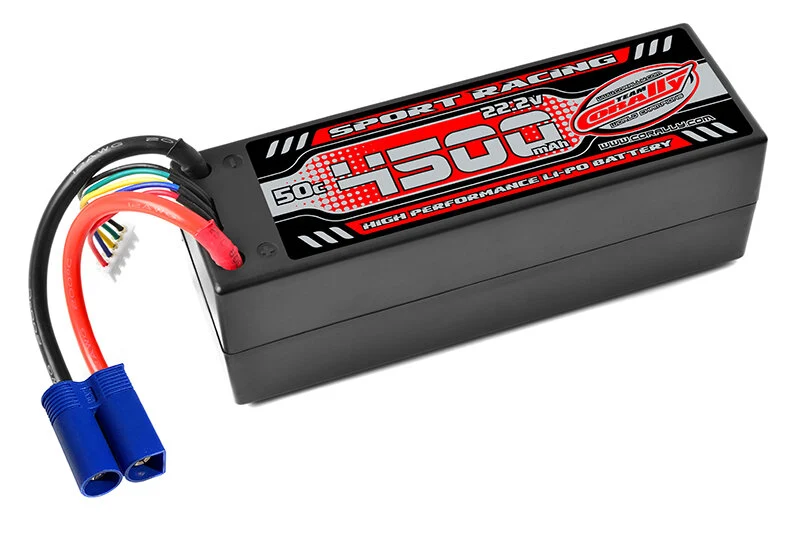 Team Corally - Sport Racing LiPo-Akku 50C - 4500Mah - 6S - 22,2V - EC-5 - Hard Case